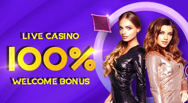 live casino welcome bonus 100%